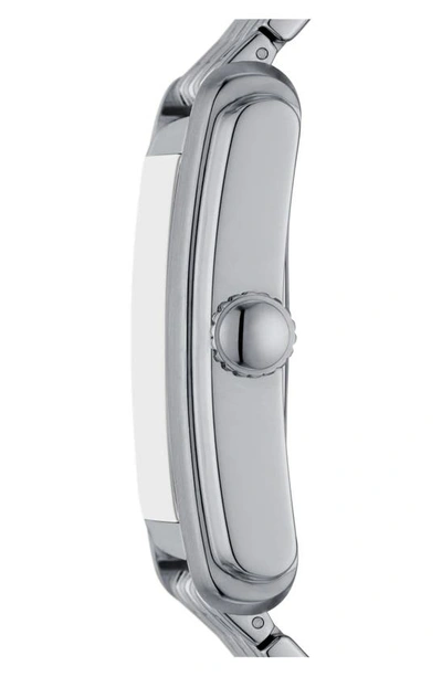 Shop Fossil Carraway Bracelet Watch, 30mm In Silver