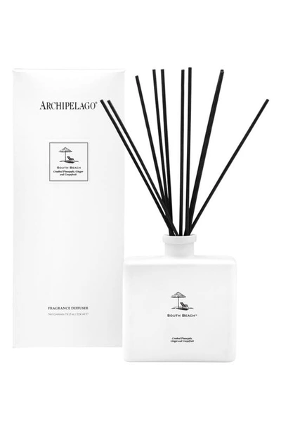 Shop Archipelago Botanicals Luxe Reed Diffuser In South Beach