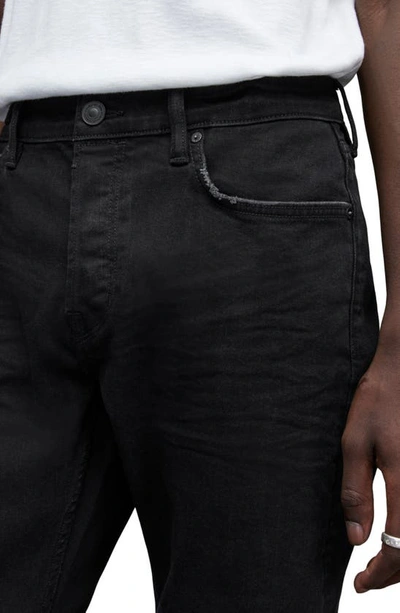 Shop Allsaints Rex Slim Fit Jeans In Washed Black