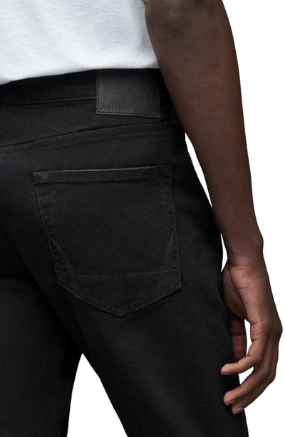 Shop Allsaints Rex Slim Fit Jeans In Washed Black