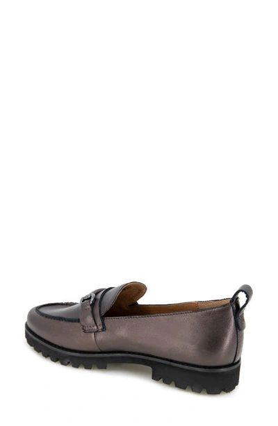Gentle Souls By Kenneth Cole Eugene Lug Sole Loafer In Bronze Leather