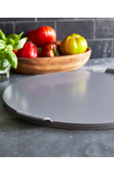 Shop Greenpan Premiere Ovenware Round Pizza Baking Sheet In Grey Tones