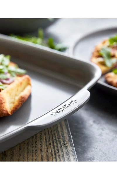 Greenpan Premiere Ceramic Nonstick Ovenware Half Sheet Baking Pan In Grey Tones
