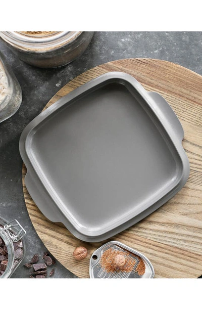 Shop Greenpan 8-inch Square Baking Pan In Grey Tones
