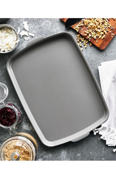 Greenpan Premiere Ceramic Nonstick Ovenware Half Sheet Baking Pan In Grey Tones