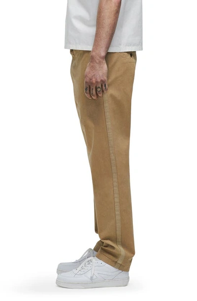 Shop Rag & Bone Brighton Cotton & Linen Chino Pants In Rugged Brown