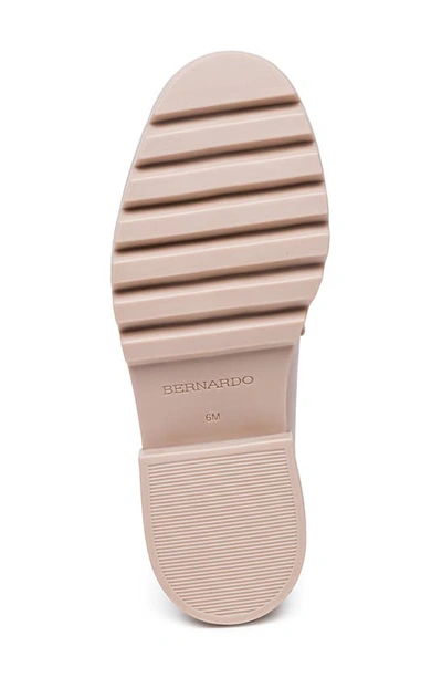Bernardo Chandler Platform Penny Loafer In Blush