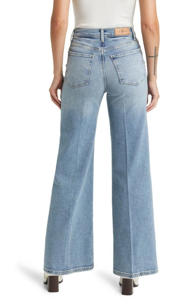 7 For All Mankind Willow High-rise Super Wide-leg Jeans In Must