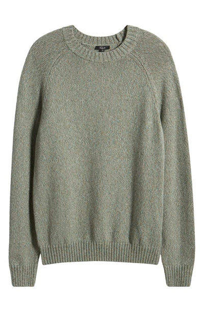 Shop Rails Donovan Cotton Blend Crewneck Sweater In Oregano