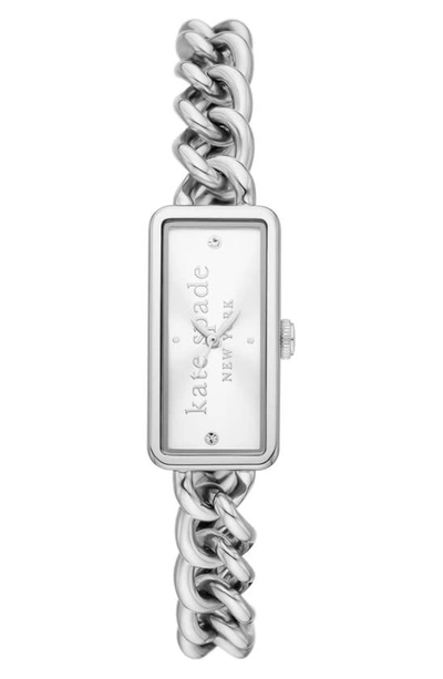 Shop Kate Spade Rosedale Bracelet Watch, 32mm In Silver