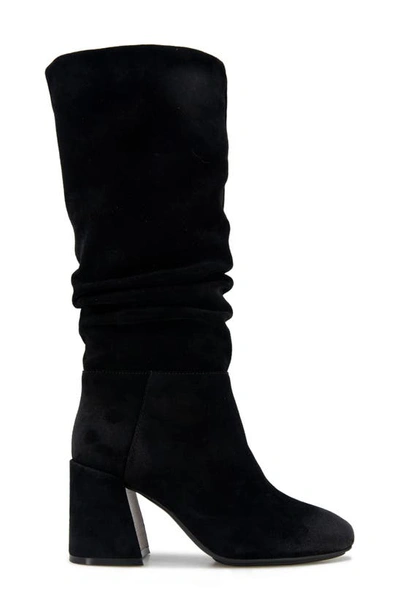 Gentle Souls By Kenneth Cole Iman Slouch Boot In Black Suede