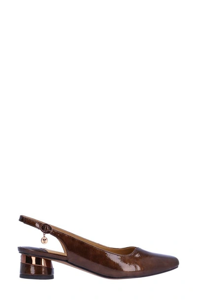 J. Reneé Taveta Slingback Pump In Bronze