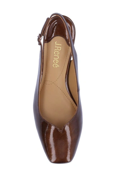 J. Reneé Taveta Slingback Pump In Bronze