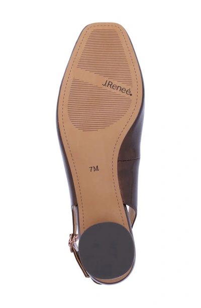 J. Reneé Taveta Slingback Pump In Bronze