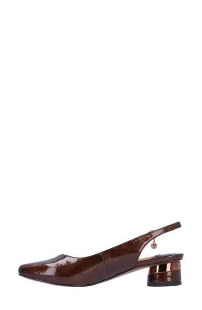 J. Reneé Taveta Slingback Pump In Bronze