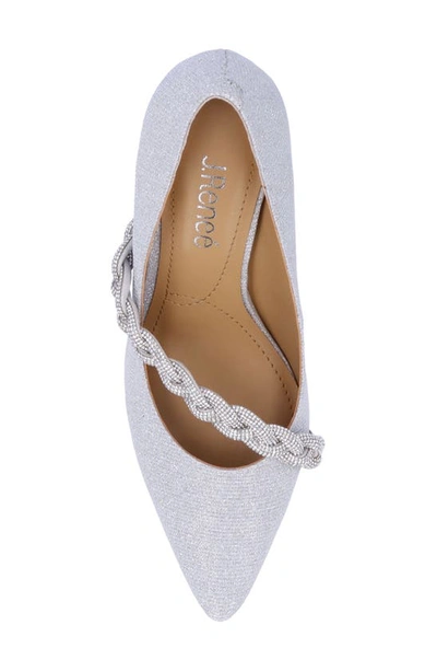 Shop J. Reneé Nyomee Pointed Toe Pump In Silver