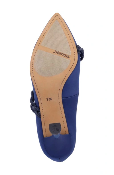 J. Reneé Nyomee Pointed Toe Pump In Navy
