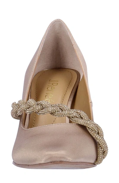 J. Reneé Nyomee Pointed Toe Pump In Beige