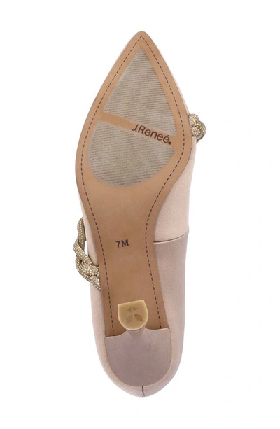 J. Reneé Nyomee Pointed Toe Pump In Beige