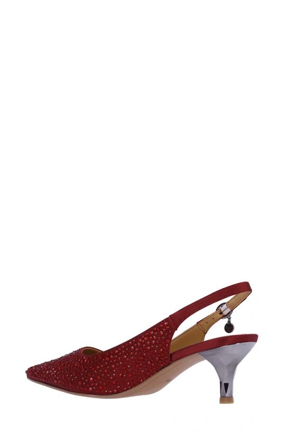 J. Reneé Ferryanne Slingback Pump In Burgundy