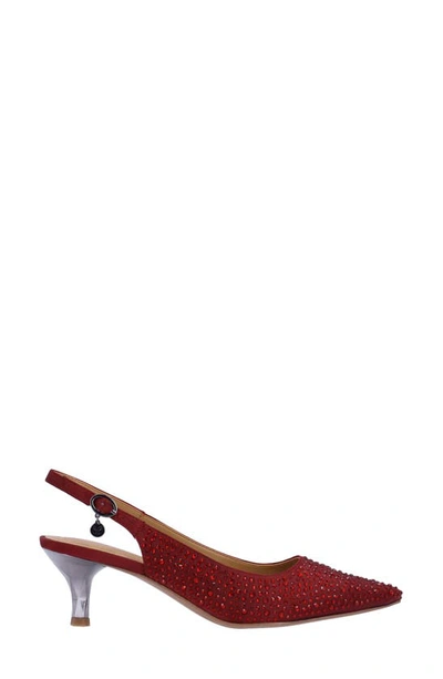 J. Reneé Ferryanne Slingback Pump In Burgundy