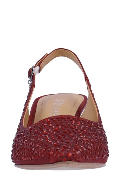 J. Reneé Ferryanne Slingback Pump In Burgundy
