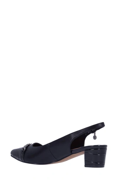 J. Reneé Bagley Slingback Pump In Black