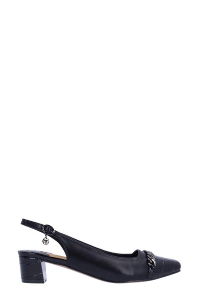 J. Reneé Bagley Slingback Pump In Black