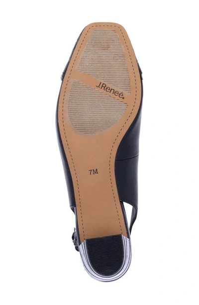J. Reneé Bagley Slingback Pump In Black