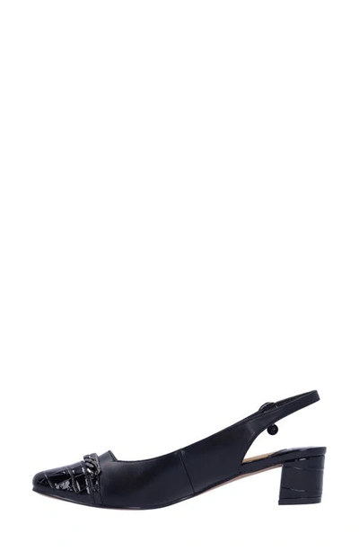 J. Reneé Bagley Slingback Pump In Black