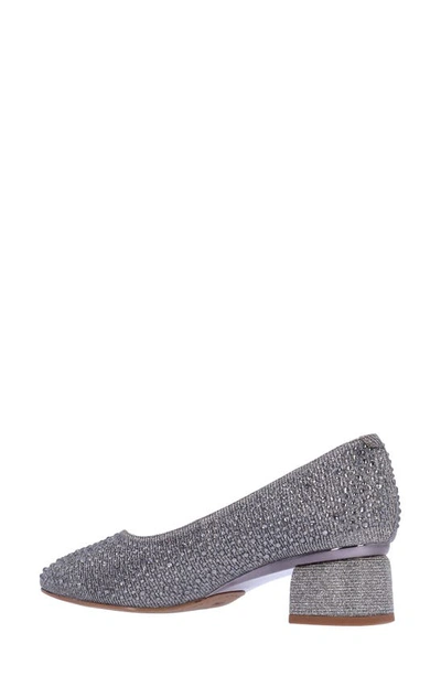 J. Reneé Bielle Embellished Pump In Pewter