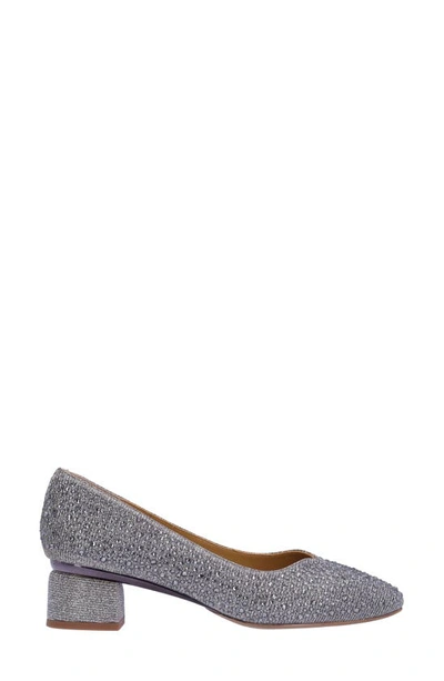 J. Reneé Bielle Embellished Pump In Pewter