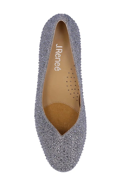 J. Reneé Bielle Embellished Pump In Pewter