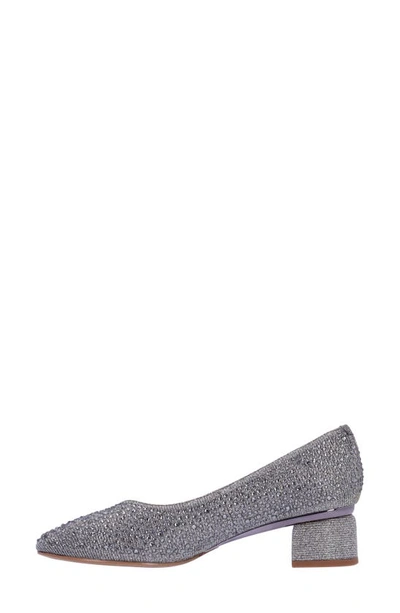 J. Reneé Bielle Embellished Pump In Pewter