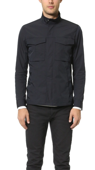 Theory Yost Fuel Nylon Jacket In Ink