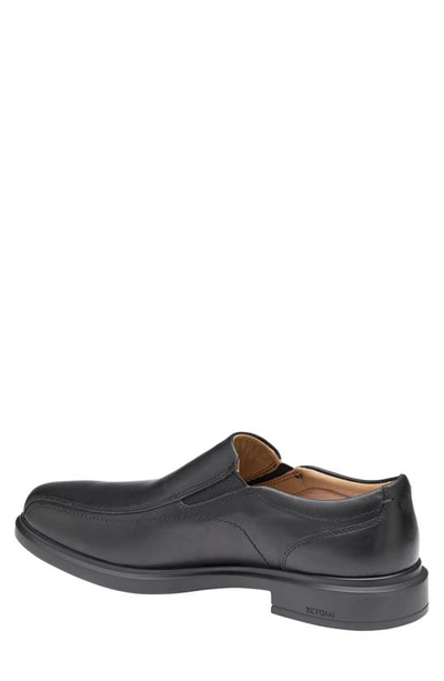 Johnston & Murphy Xc4® Stanton 2.0 Runoff Venetian Loafer In Black Waterproof Full Grain