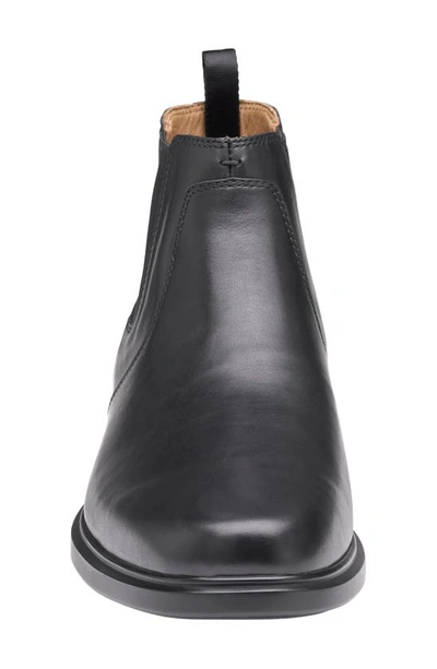 Shop Johnston & Murphy Stanton 2.0 Xc4 Waterproof Chelsea Boot In Black Waterproof Full Grain