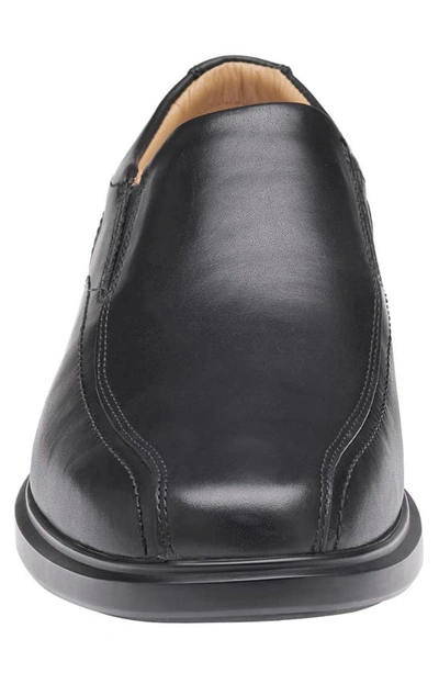 Johnston & Murphy Xc4® Stanton 2.0 Runoff Venetian Loafer In Black Waterproof Full Grain
