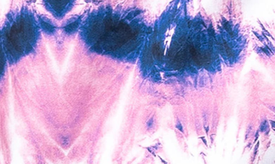 Maceoo Galileo Tie Dye Stars Short Sleeve Cotton Button-up Shirt In Blue