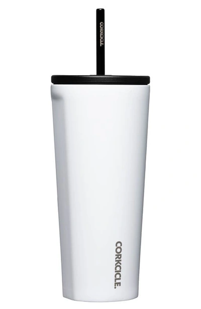 Corkcicle Insulated Cold Cup In Gloss White