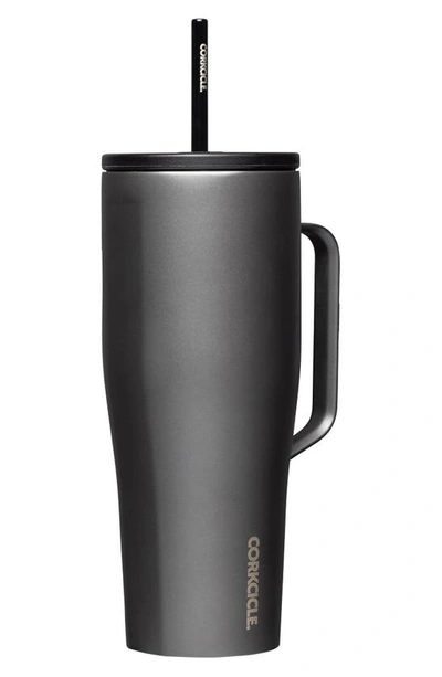 Corkcicle 30-ounce Insulated Cup With Straw In Ceramic Slate