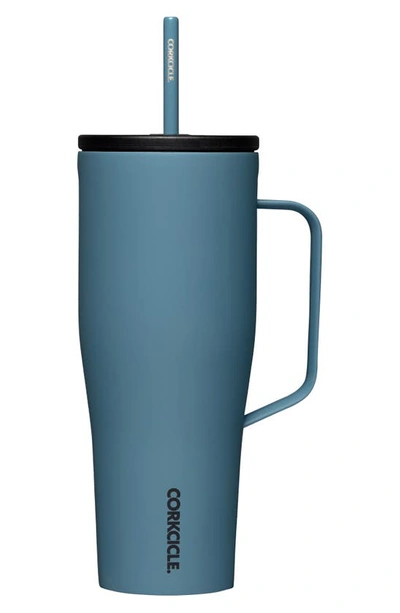 Shop Corkcicle 30-ounce Insulated Cup With Straw In Storm