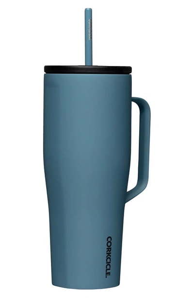 Shop Corkcicle 30-ounce Insulated Cup With Straw In Storm