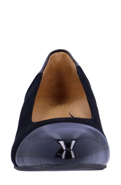 L'amour Des Pieds Kishita Cap Toe Pump In Black