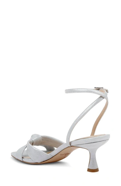 Jewel Badgley Mischka Valarie Ankle Strap Sandal In Silver