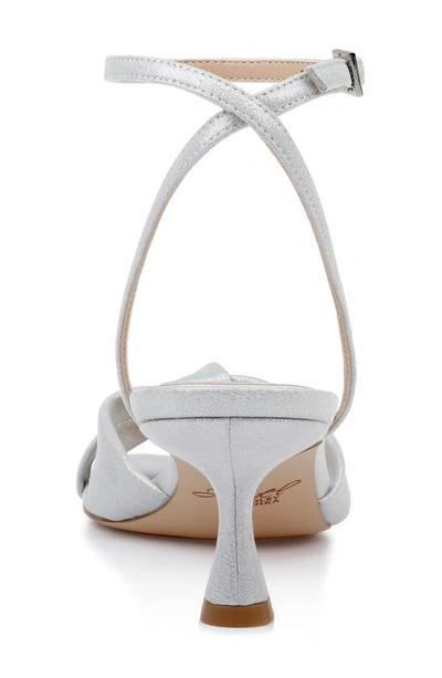 Jewel Badgley Mischka Valarie Ankle Strap Sandal In Silver