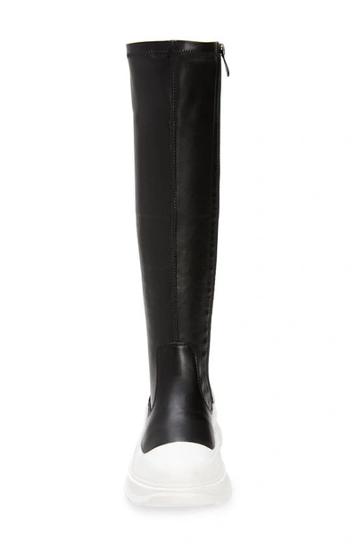 Azalea Wang Lois Knee High Platform Boot In Black