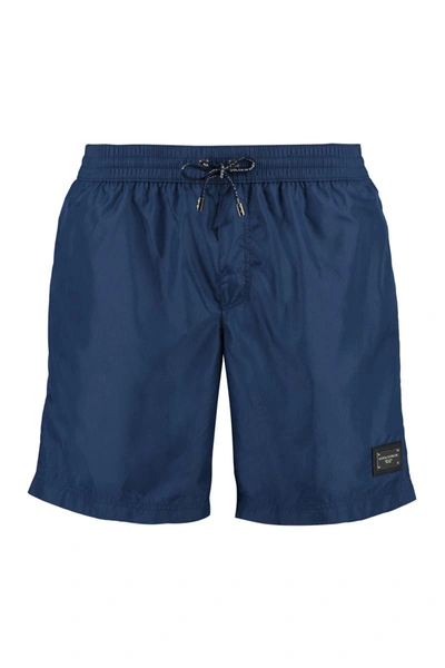 Shop Dolce & Gabbana Swim Shorts In Blue