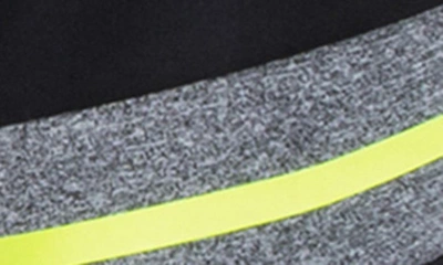 X-ray Colorblock Joggers In Heather Grey/ Black/ Neon