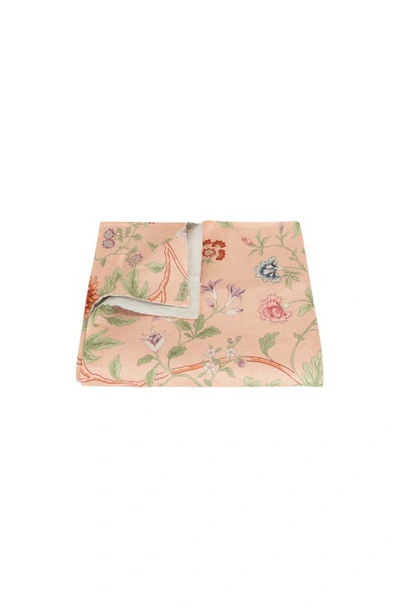 Matouk Simone Linen Duvet Cover In Apricot